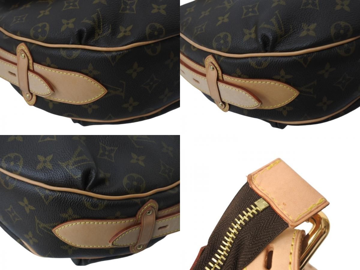 極美品 LOUIS VUITTON ルイヴィトン ショルダーバッグ M40075 トゥラムGM モノグラム ブラウン ゴールド金具 中古 4c068313