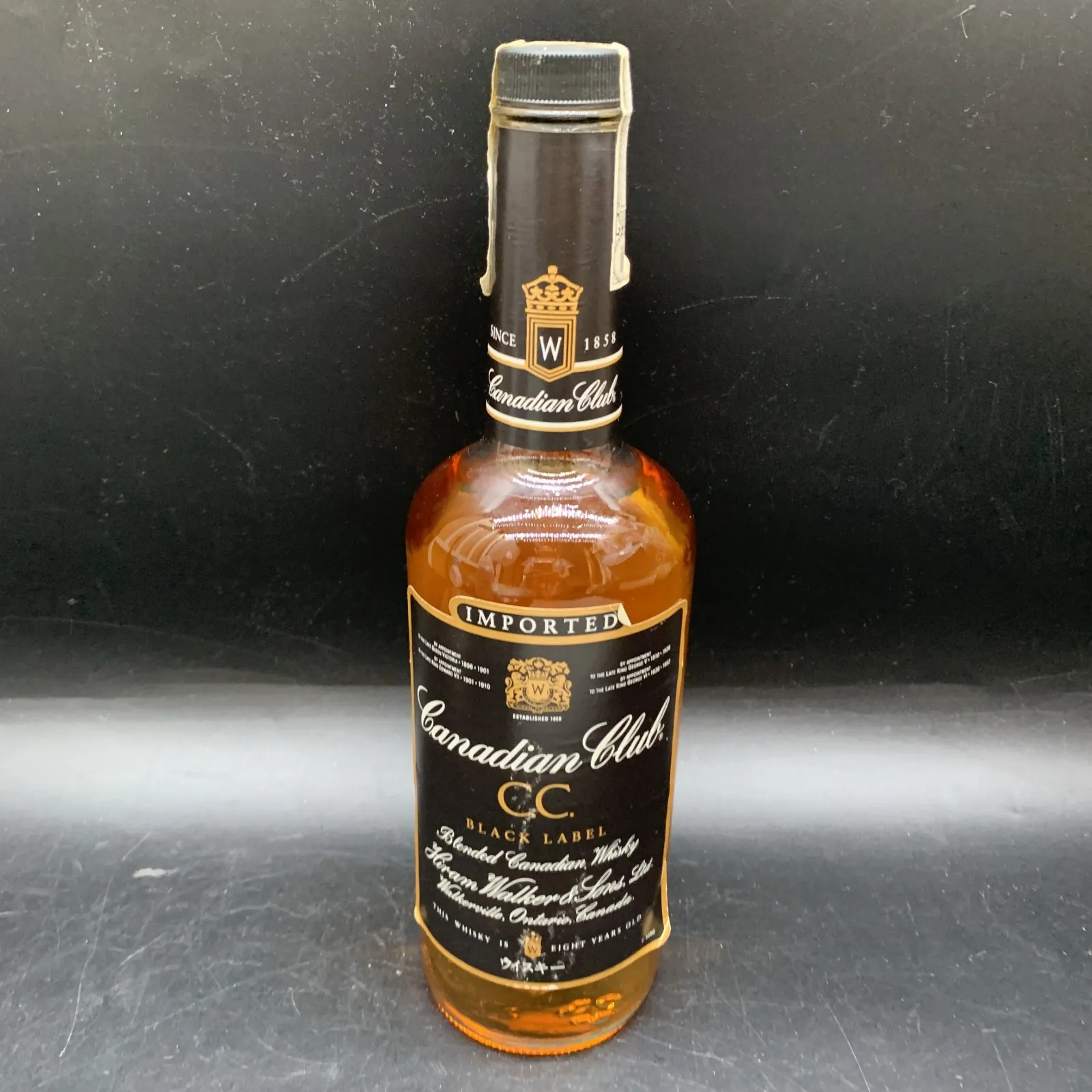 非売品 ヴィンテージ パブミラー カナディアンクラブ ゴールド 金属