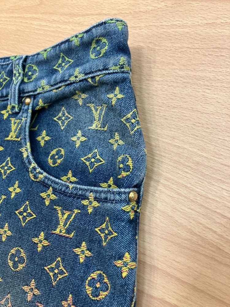 EL5】LOUIS VUITTON ルイヴィトン レインボーモノグラムデニム