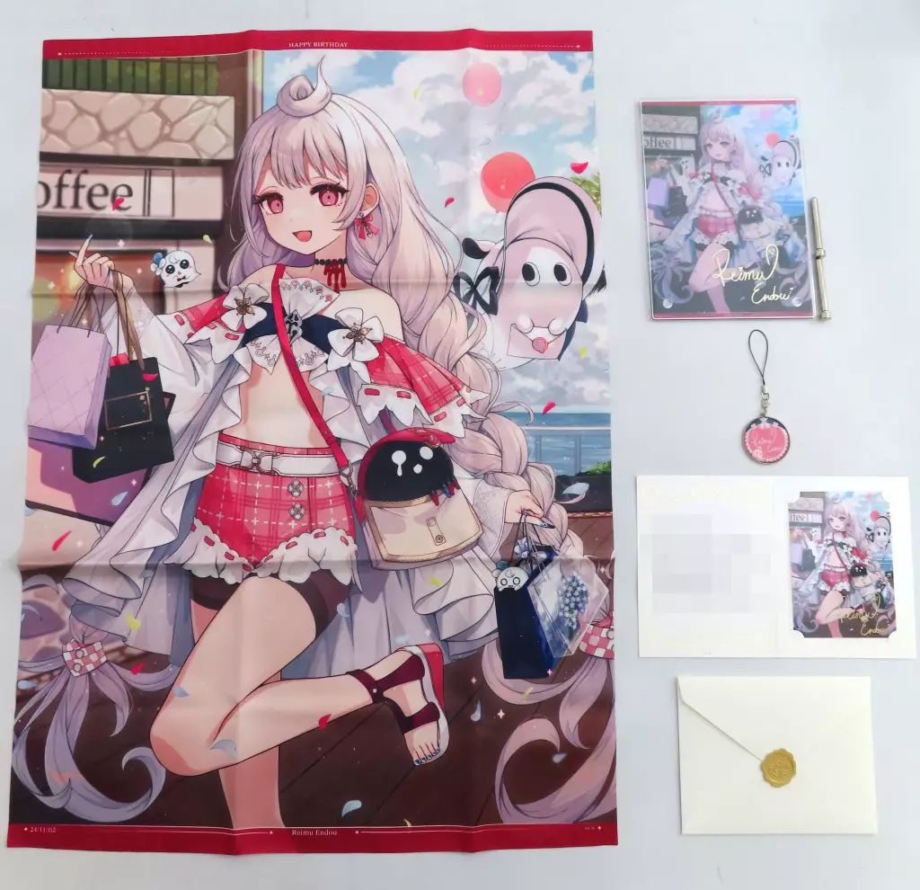 中古】グッズセット 遠藤霊夢 全力お祝いセット 「バーチャル