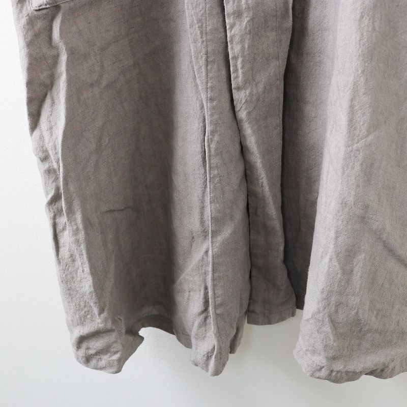 nest Robe ラミーリネンフーデッドコートワンピース 美品 2021SS ネストローブ nest Robe ラミーリネンフーデッド