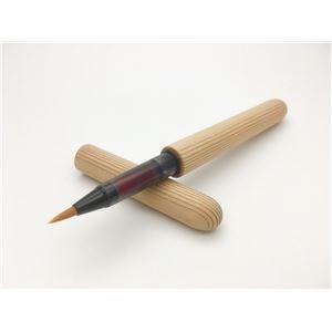 日本製 銘木材 筆ペン|文房具 屋久杉 やくすぎ 中太字 文具 オフィス用品 ステーショナリー