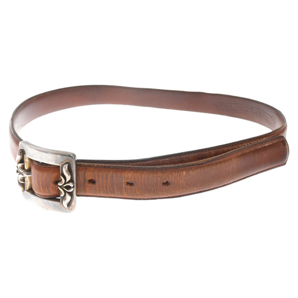 クロムハーツChromeHearts BLT 3PC OTJ レザーベルト美品 CHROME HEARTS (クロムハーツ) BLT 3PC OTJ レザーベルト ブラック