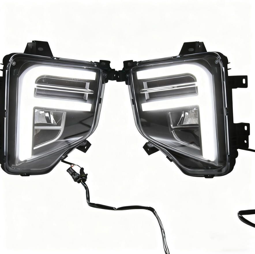三菱トライトンL200日行灯フォグランプLEDデイライトライトフォグランプ改修に適用されます 左右2本 FFCRYSTALESIA_COM