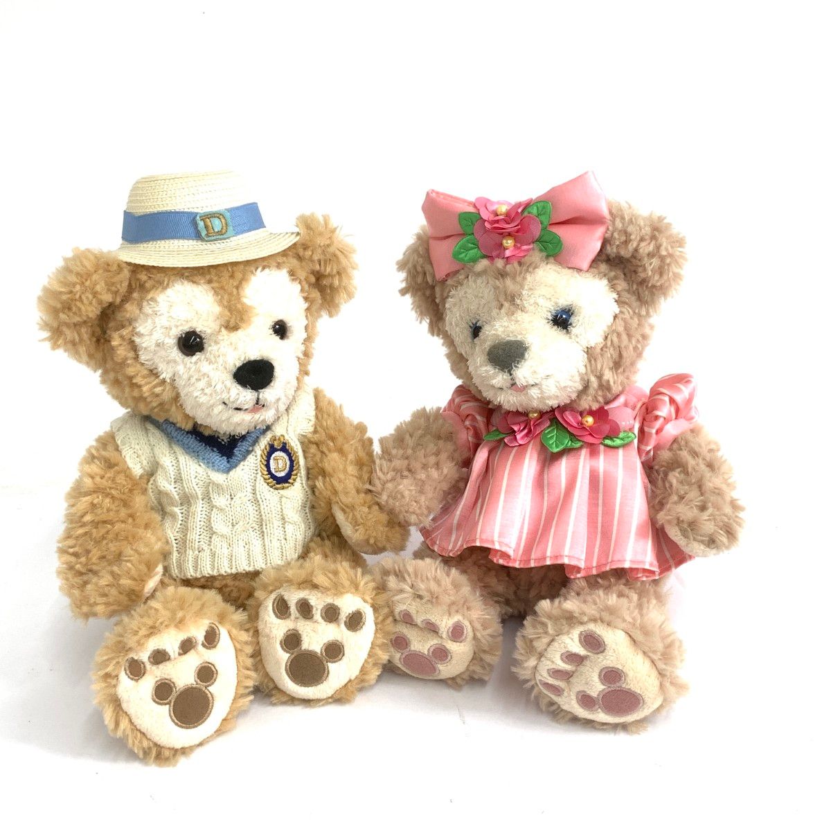 ダッフィー　シェリーメイ　ぬいぐるみ　スプリングボヤッジ　2体セット　限定出品 Disney ディズニー スプリングヴォヤッジ限定 ぬいぐるみ 2体セット