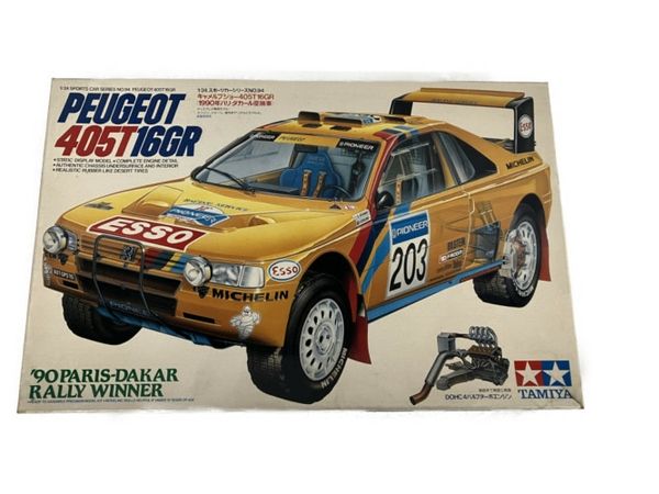 TAMIYA 1/24 PEUGEOT 405T16GR キャメルプジョー プラモデル 未組立