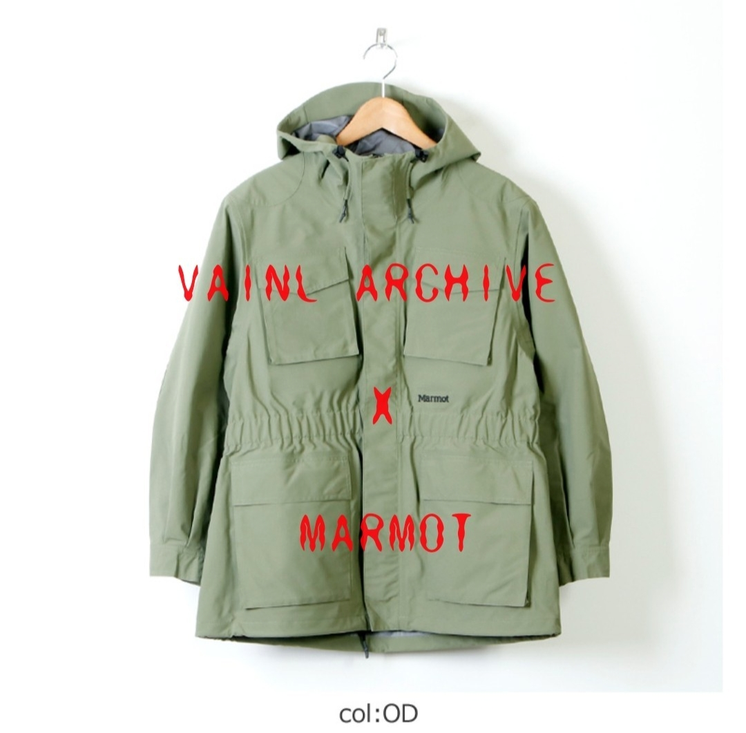 新品 VAINL ARCHIVE × Marmot マウンテン パーカー 810810.co.jp