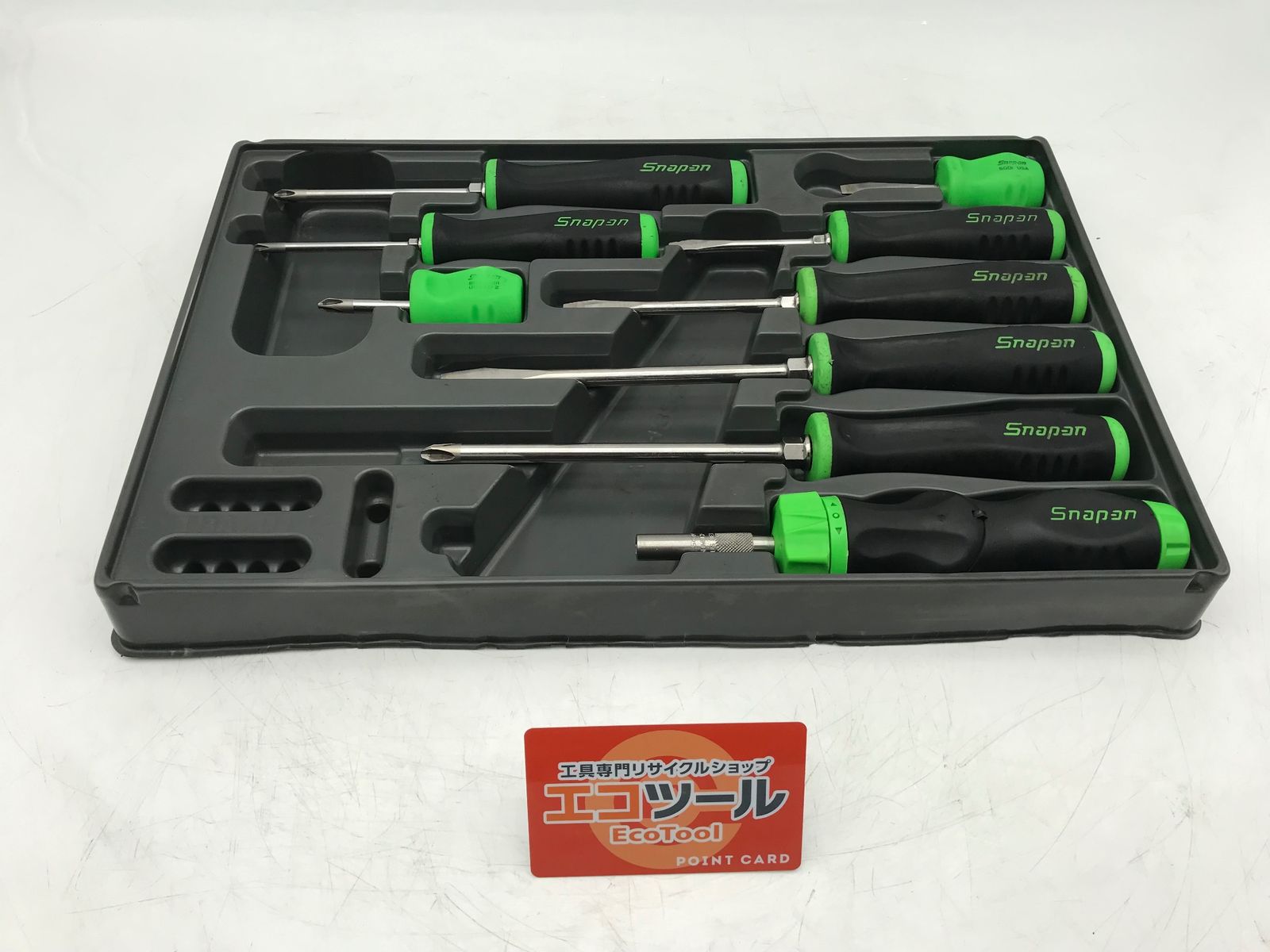 品 〇Snap-on スナップオン ACRギザ付きラチェットドライバー付きドライバー9本セット PAK435202 ITUNS9E74OLW エコツール小牧ｲﾝﾀｰ店 M02