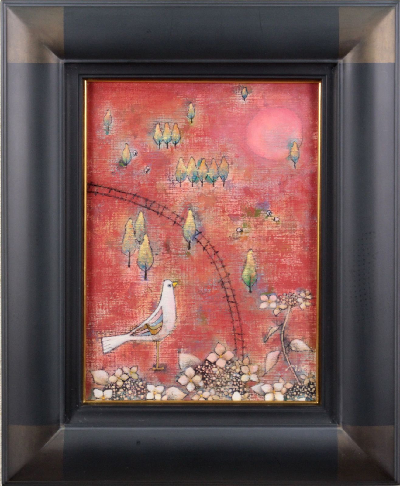 吉井光子『夕日の丘』油彩画【真作保証】 絵画 吉井光子『夕日の丘』油彩画【真作保証】 絵画 - メルカリ