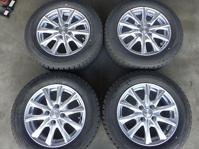 2310-187　weds　アルミホイール＆スタッドレスタイヤ　175/65R14　2020年　4本セット