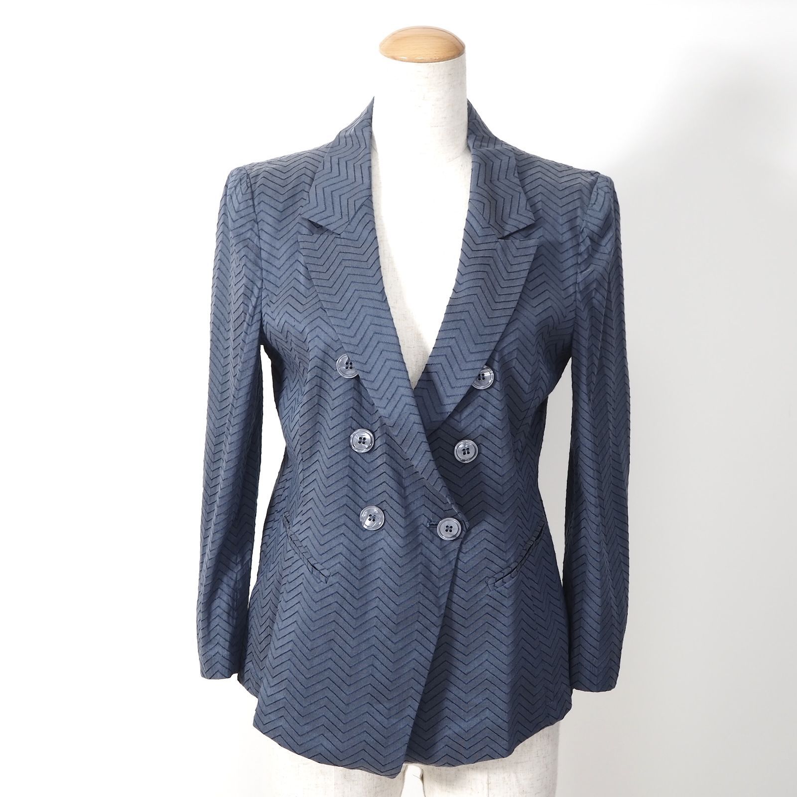 △アルマーニコレツィオーニ ARMANI COLLEZIONI イタリア製 ダブル 