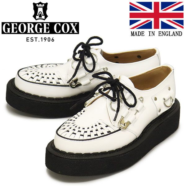 George Cox ラバーソール ホワイト GEORGE COX DACE ジョージコックス ダイス ラバーソール