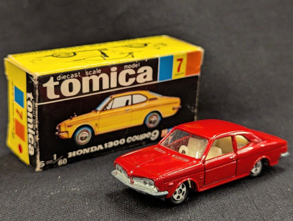 トミカ　黒箱 HONDA 1300 Coupe 赤 トミカ黒箱 ホンダ1300クーペ | 自動車美術研究室のブログ
