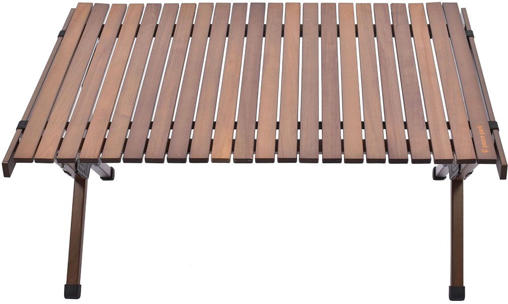 ピースパーク peace park アウトドア フォールディングウッドテーブル ミディアム PP0226BR BROWN