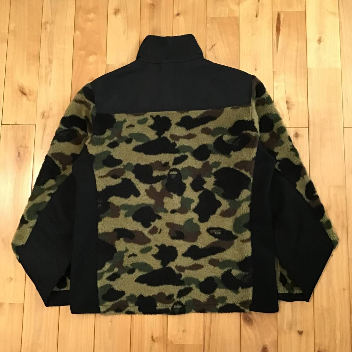 BAPE フリース ジャケット Mサイズ a bathing ape fleece jacket 1st