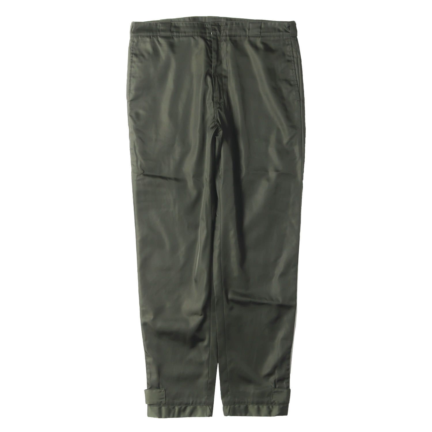 PRADA/プラダ　スラックスパンツ PRADA】プラダ ポリエステル・エラスタン 光沢 ブラックスラックス