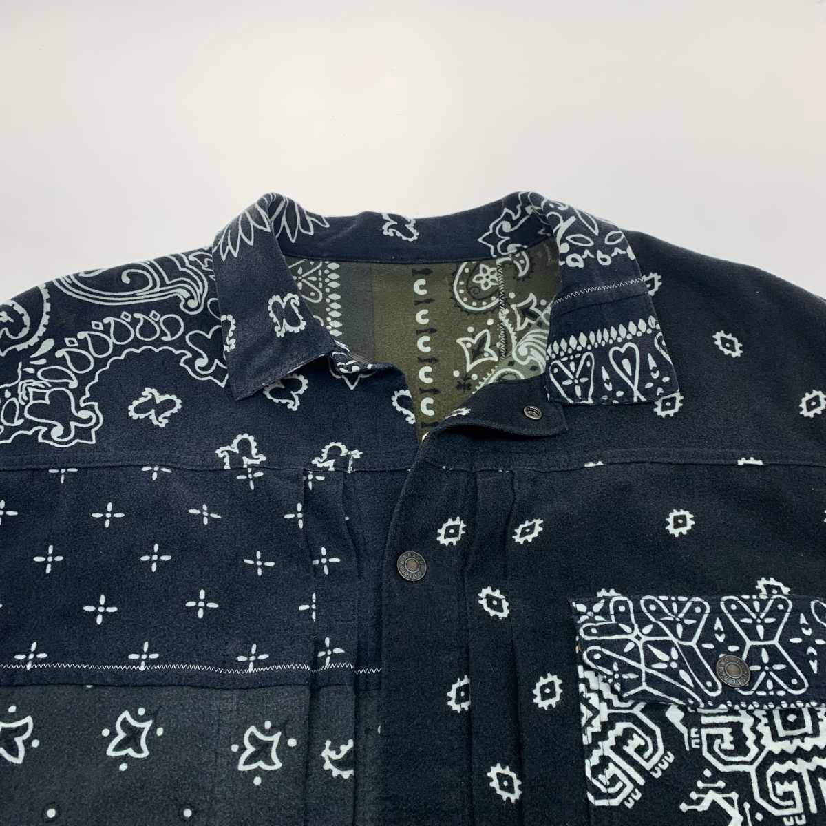KAPITAL ネル リバーシブルバンダナpt 1st JKT キャピタル