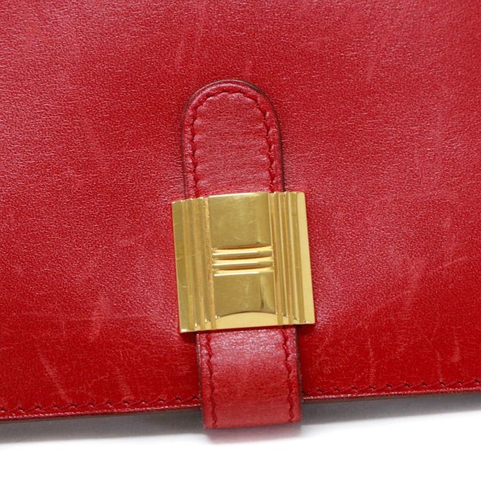 エルメス　HERMES ソミュールディアンヌ　ボックスカーフ　長財布 HERMES エルメス 二つ折り長財布 ソミュールディアンヌ ボックス