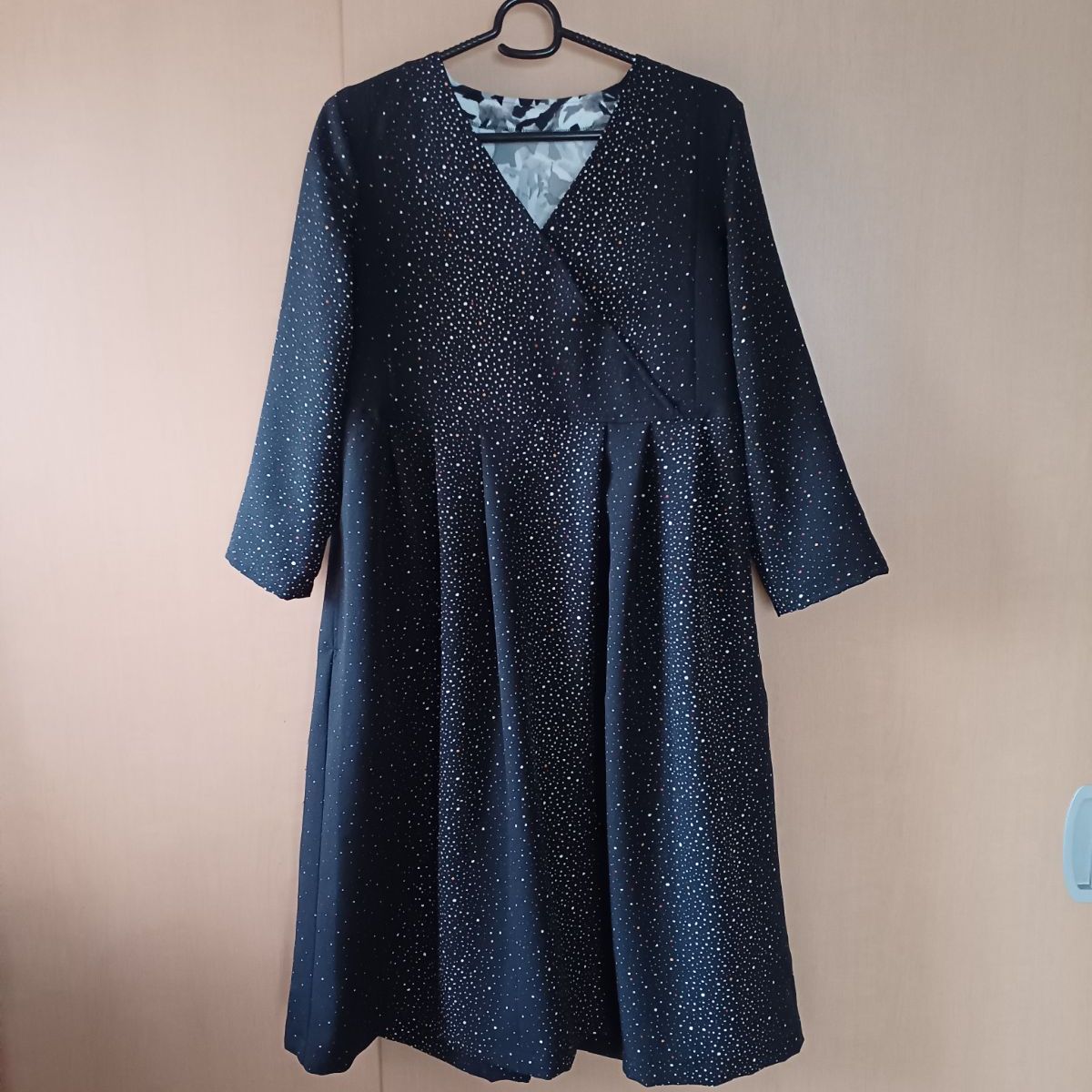 ロングワンピース 着物リメイク「86」カシュクール - メルカリ