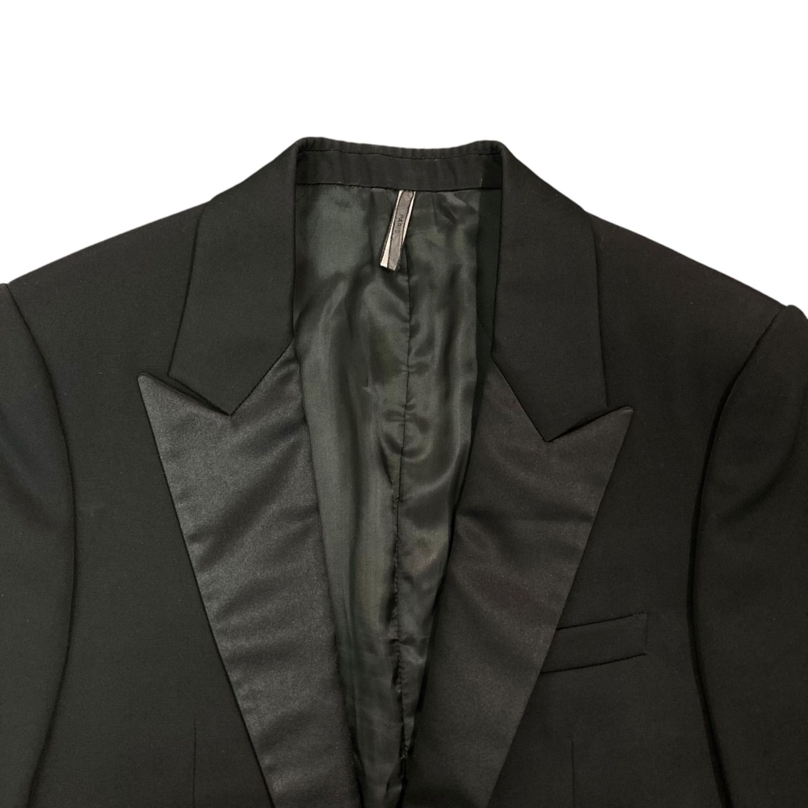 06ss Dior homme ピークドラペルスモーキングジャケット ブラック m26 Dior ディオール DIOR HOMME ディオールオム スモーキング
