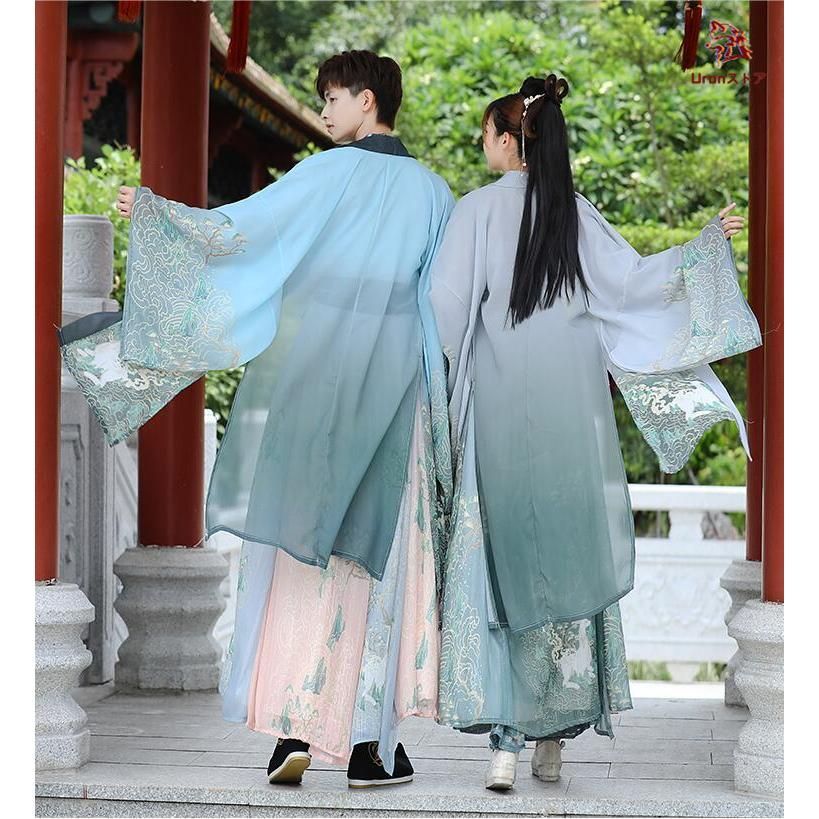 中華漢服「水」３点 セット 新発売 大人 チャイナ服 中華コスプレ衣装 3点セット メンズ