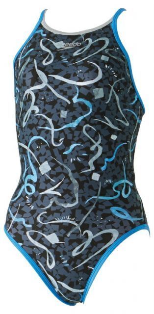speedo スピード FELICITA T-SUIT GYxBL L STW02401 GB | スイムウェア レディーススーツ 耐塩素性 V字ストラップ 4WAYストレッチ 4分丈 前裏地付き 快適 レディース 練習用 水泳 水着 プール ヨガ フィット