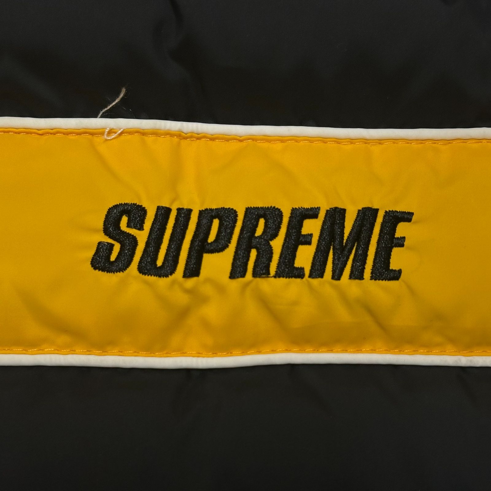 国内正規 Supreme 18AW Stripe Panel Down Jacket ストライプ