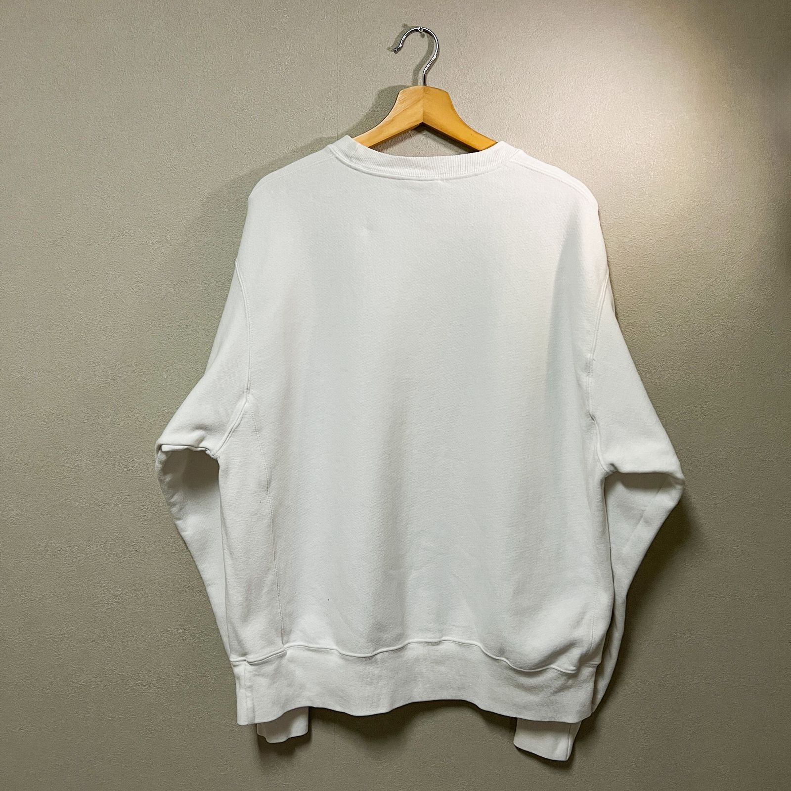 Champion リバースウィーブ スウェット 単色タグ 復刻 白 サイズL 