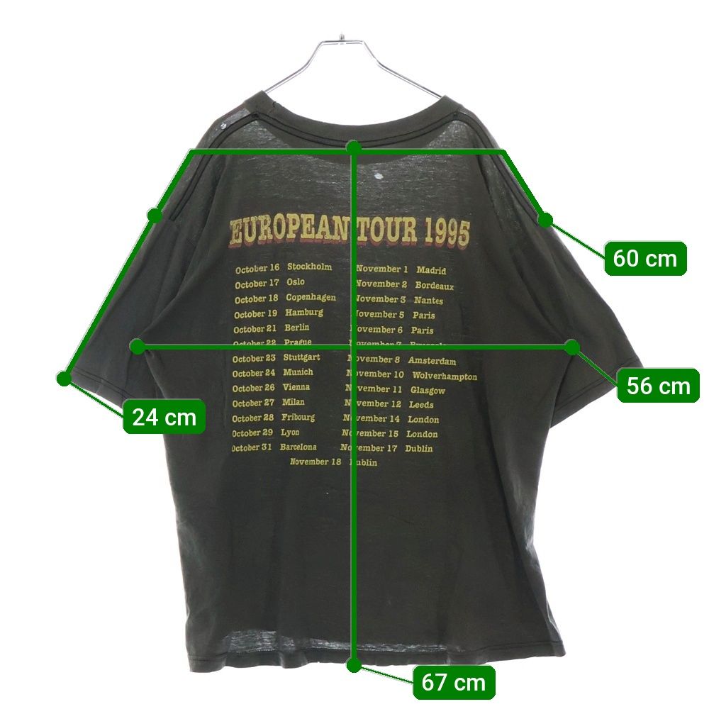Angry Foo VINTAGE (ヴィンテージ) 90s FOO FIGHTERS EXHAUSTED ALBUM COVER ANGRY FACE TEE ...