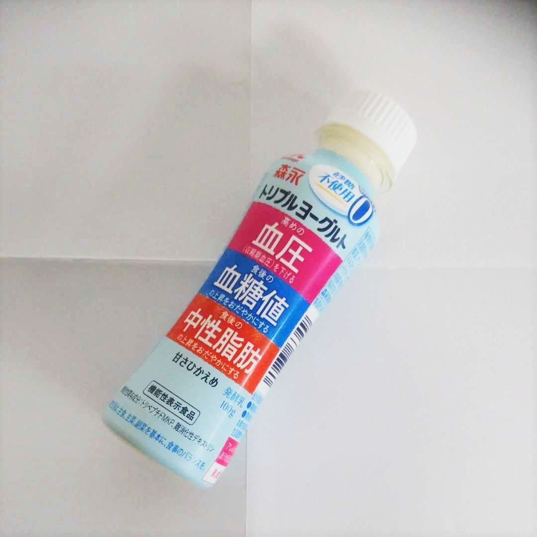 メルカリShops - 森永乳業 トリプルヨーグルト砂糖不使用ドリンクタイプ 100g×12本まとめ売り