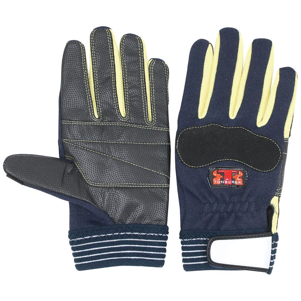 TRUSCO 耐切創手袋(防災レスキュー 仕様) M オレンジ TRF-120M-OR 1双