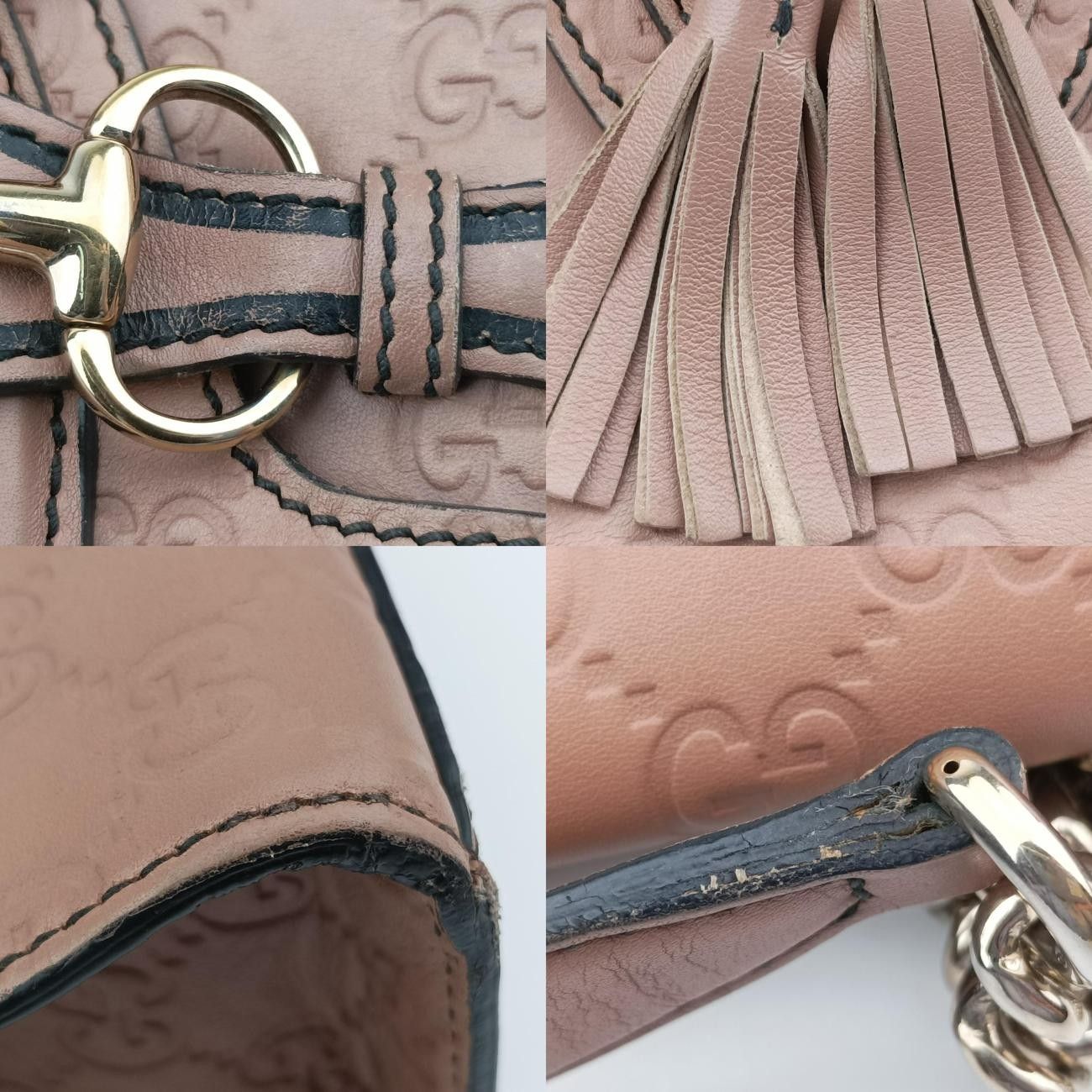 グッチGucciエミリーベージュレザー295402G014262363