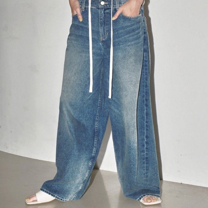 TODAYFUL Layered Waist Denim 25 26 デニム ジーンズ