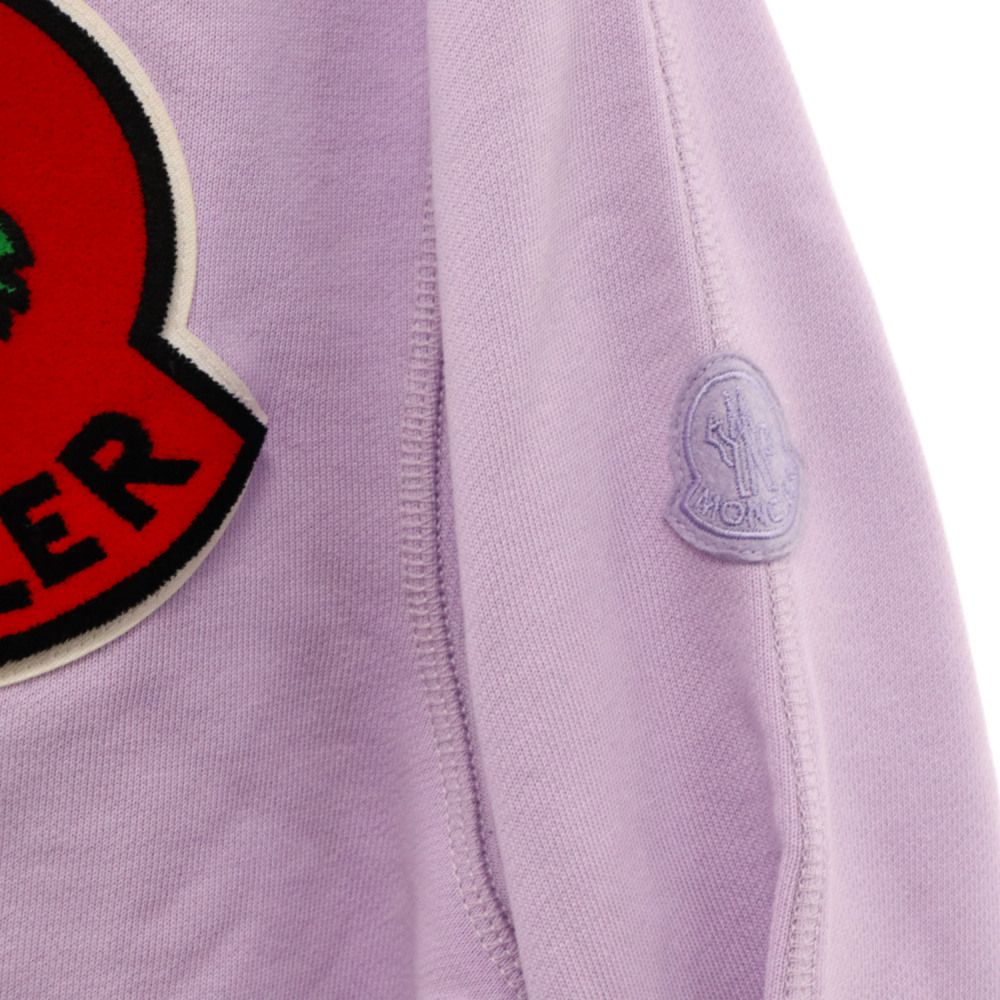 MONCLER (モンクレール) CREWNECK WITH TAPESTRY PATCH クルーネック  
