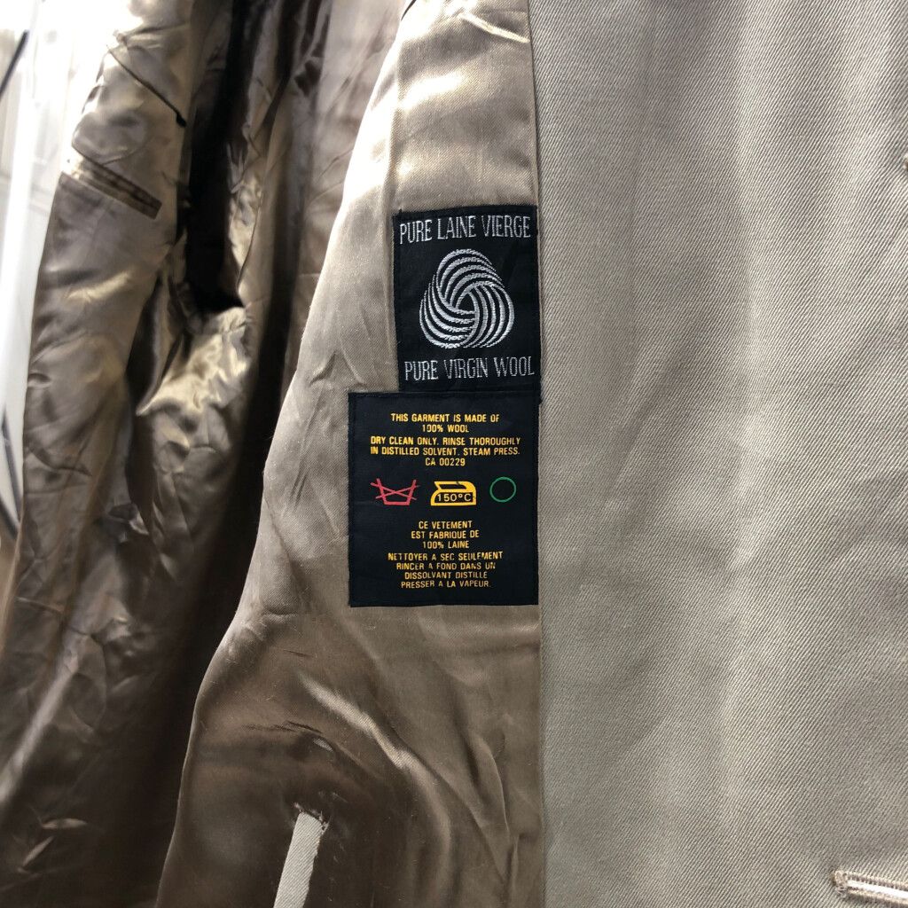 80年代 カナダ製 Aquascutum アクアスキュータム ステンカラーコート
