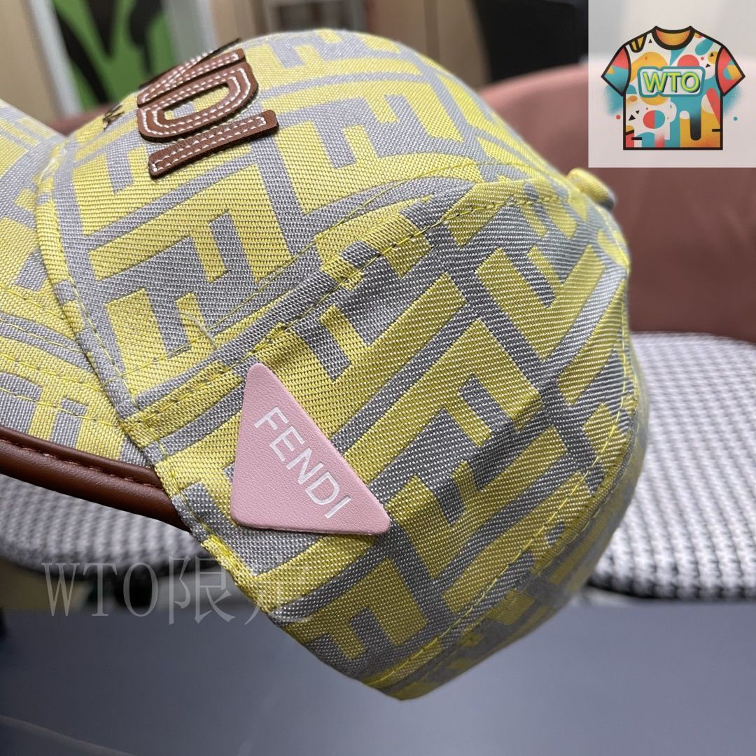 関送込 FENDI FFモチーフ キャンバス ベースボールキャップ 関送込 FENDI FFモチーフ キャンバス ベースボールキャップ 帽子