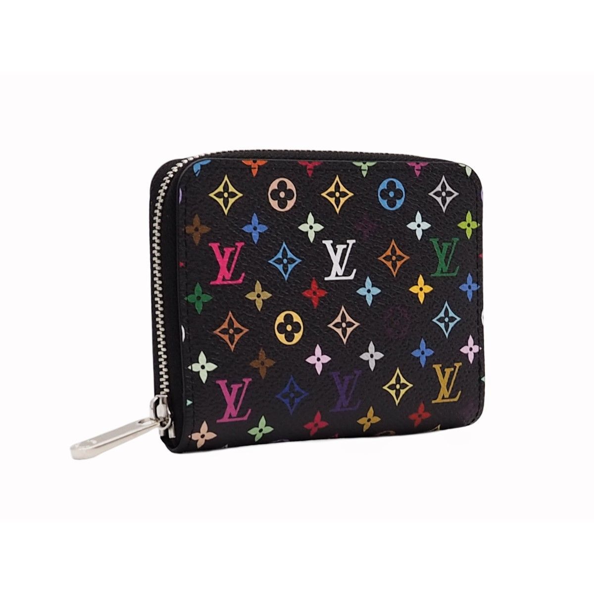 LOUIS VUITTON ブラック レザー 財布 LOUIS VUITTON ブラックレザー長財布