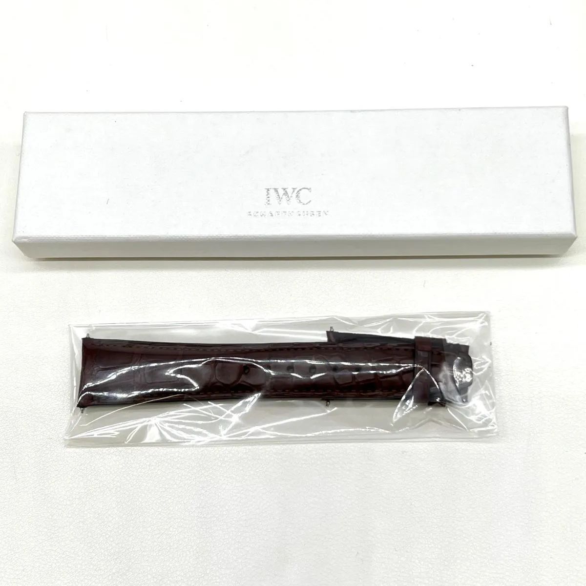 【新品未使用】〈IWC〉純正アリゲーターストラップ スタンダードサイズ IWC - IWCポルトギーゼクロノグラフ 純正アリゲーターストラップ