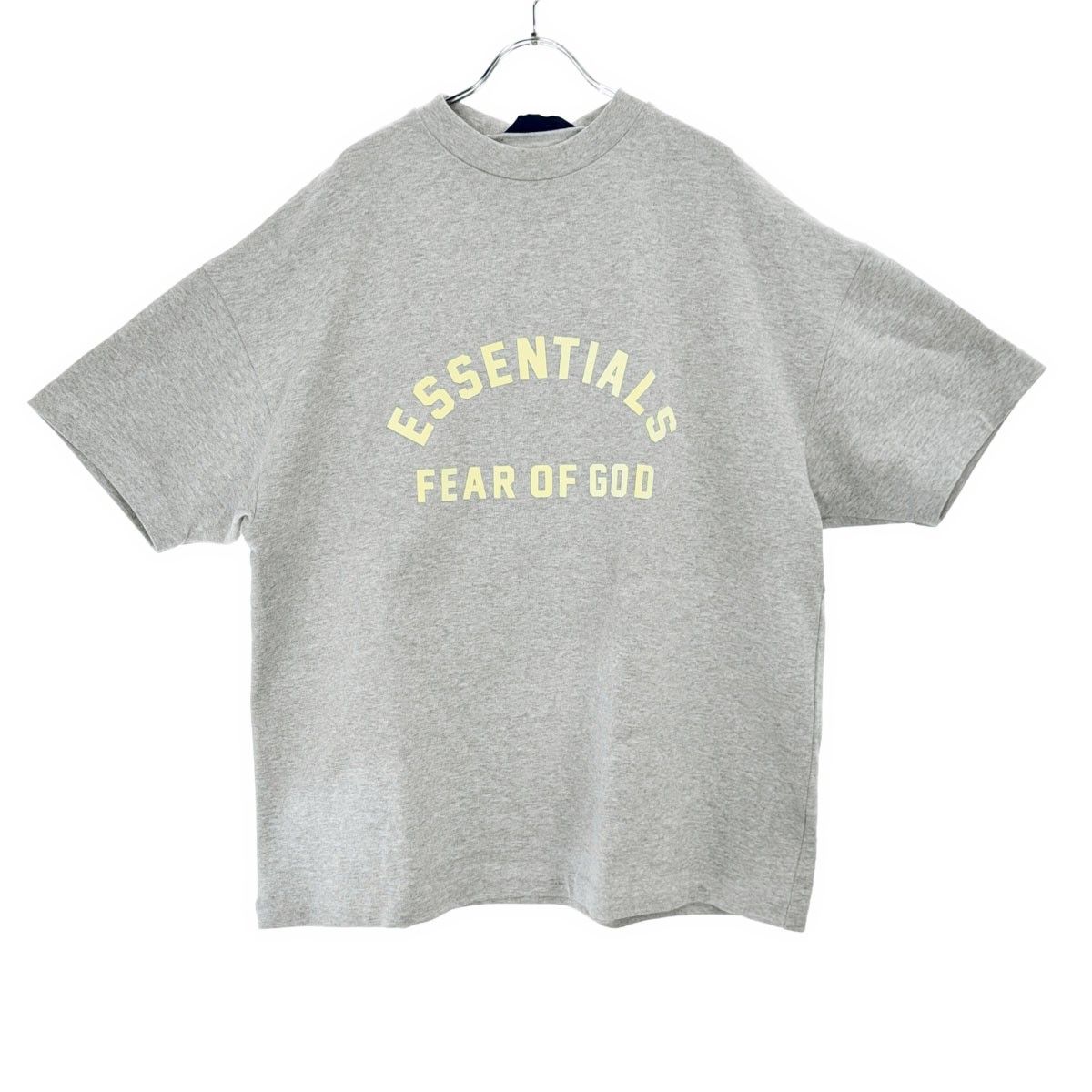 【関税込み】Fear of God グレー ヘビーコットン Tシャツ FEAR OF GOD ESSENTIALS ロングTシャツ | グレー | FARFETCH JP