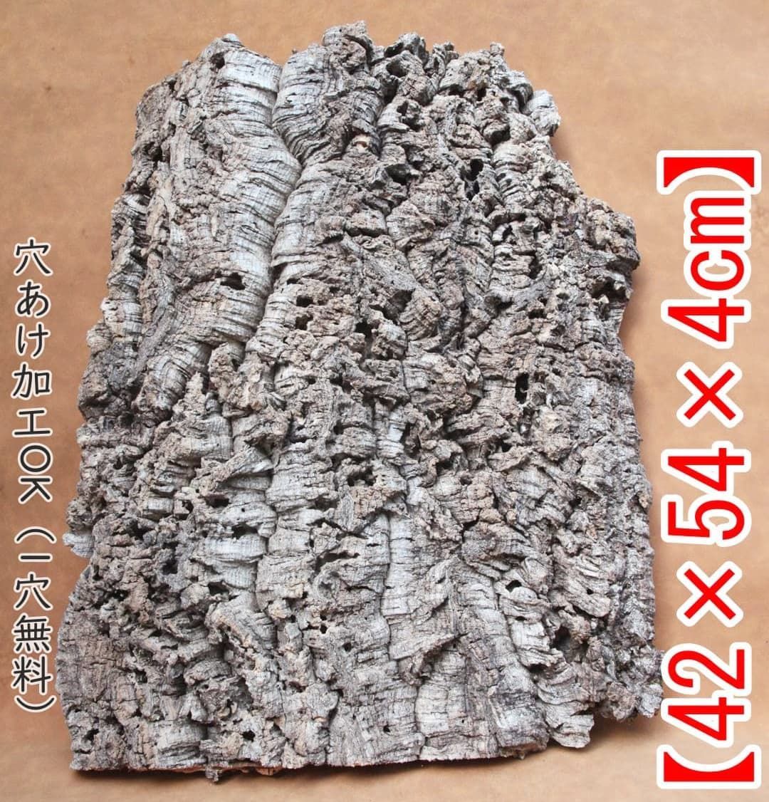 D593 ポルトガル産 厚め コルク樹皮 コルク板 バージンコルク 送料無料 チランジア ビカクシダ 着生ラン 両生類 爬虫類