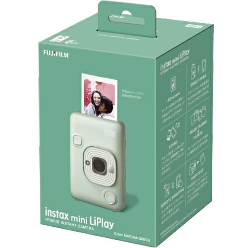  フィルム 付 富士フィルム チェキリプレイC グリーン チェキカメラ INS LIPLAY C GREEN VN インスタントカメラ本体 インスタントカメラ