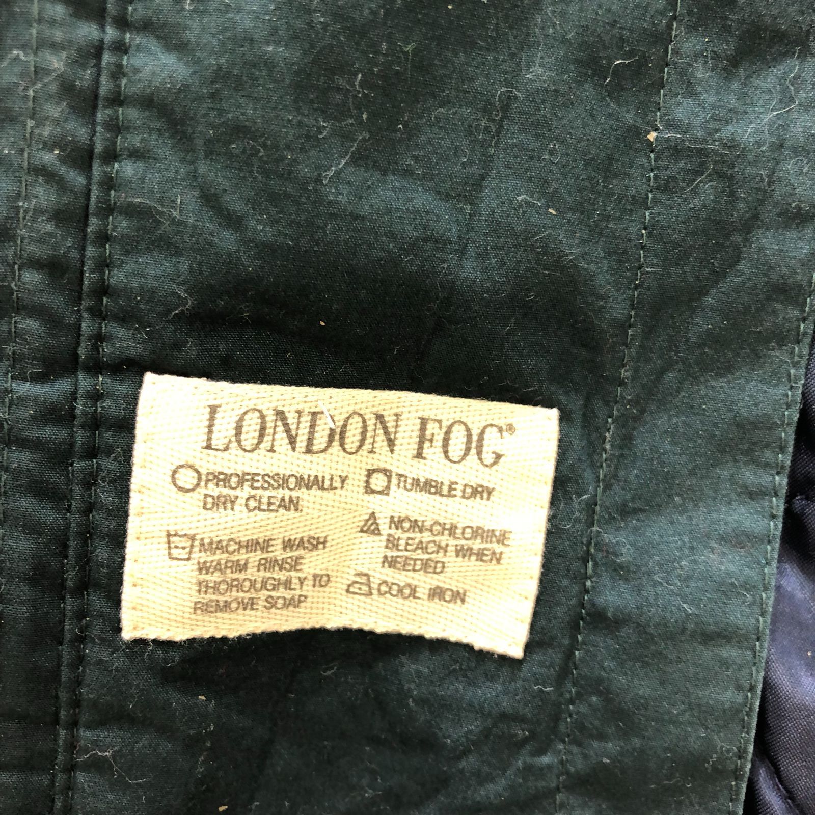 LONDON FOG ロンドンフォグ ブルゾン 中綿キルティングライナー 