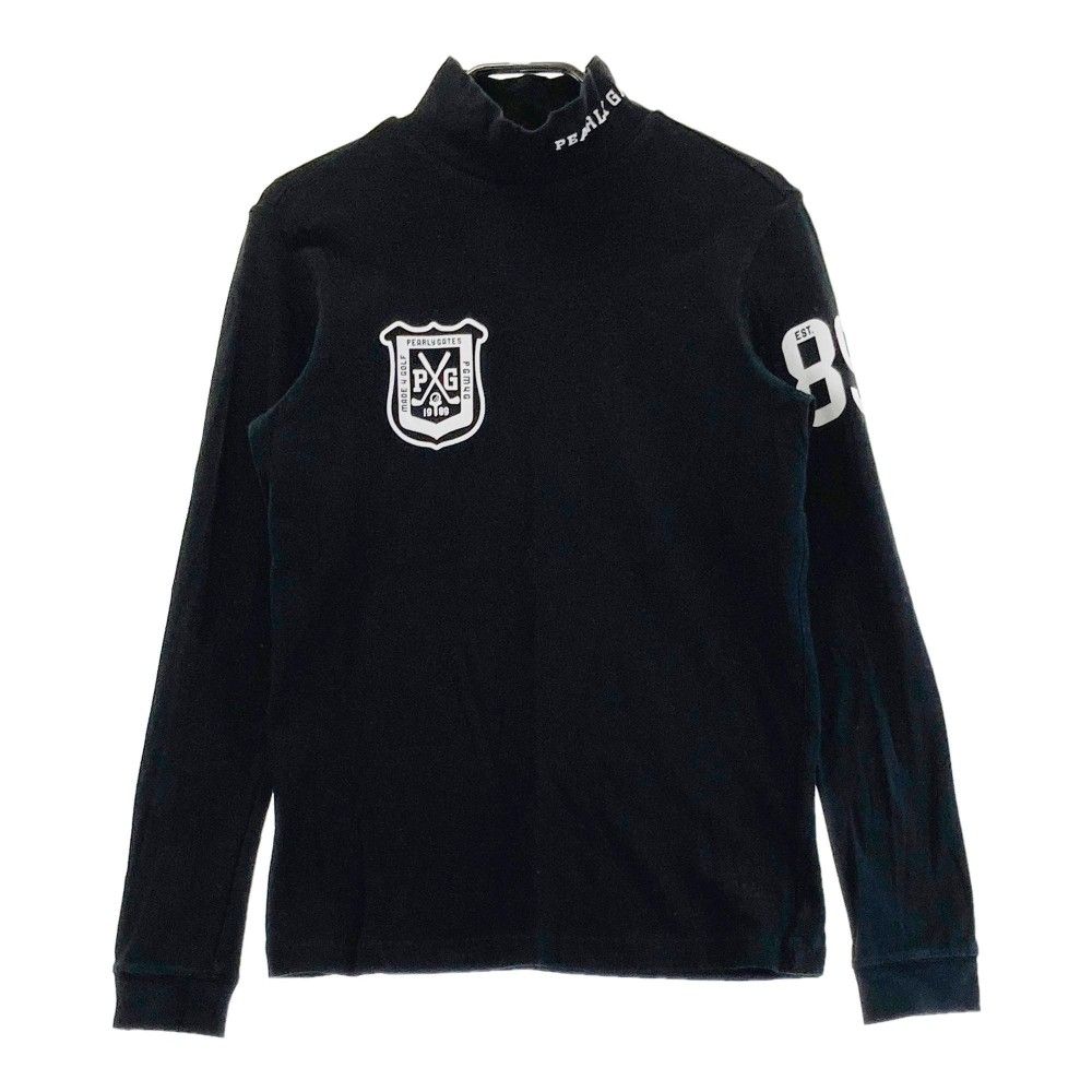 サイズ：1 PEARLY GATES パーリーゲイツ  ハイネック長袖Tシャツ  ブラック系 [240101372370]# ゴルフウェア レディース ストスト