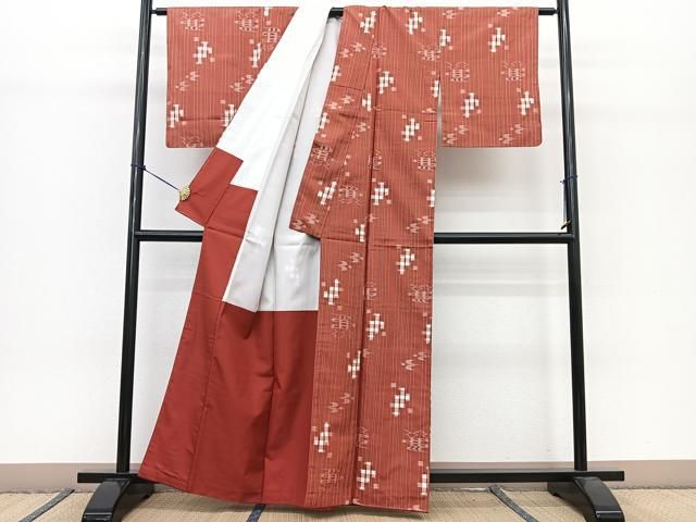 平和屋着物○本場琉球絣 紬 正絹 逸品 BAAT0855yc - メルカリ 