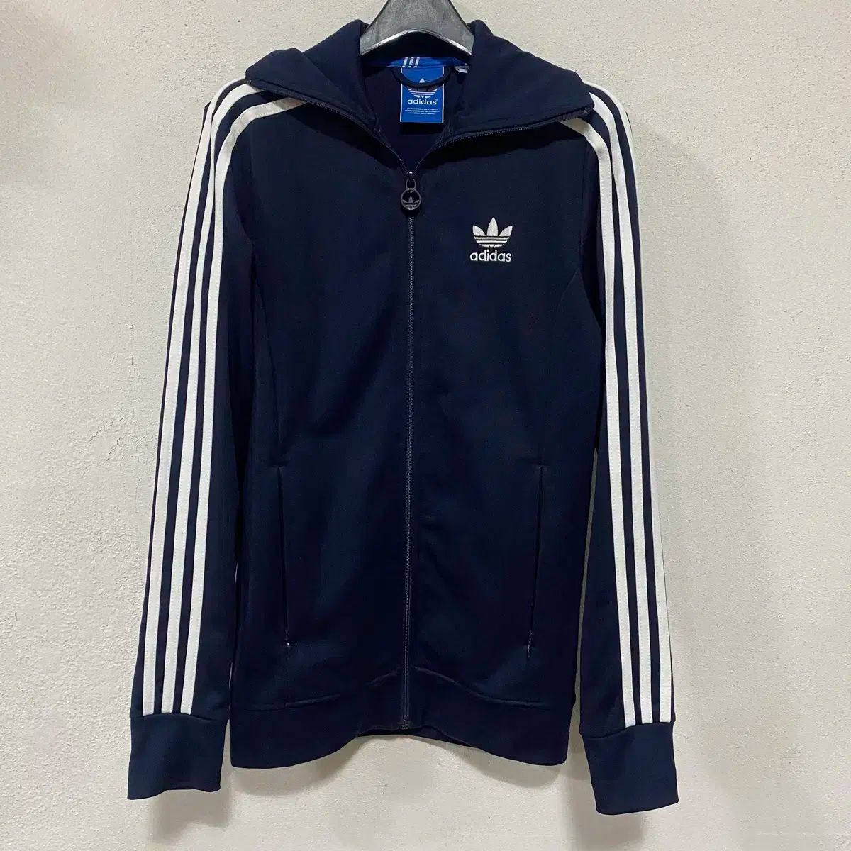 adidas ジップアップジャケット ネイビー 85