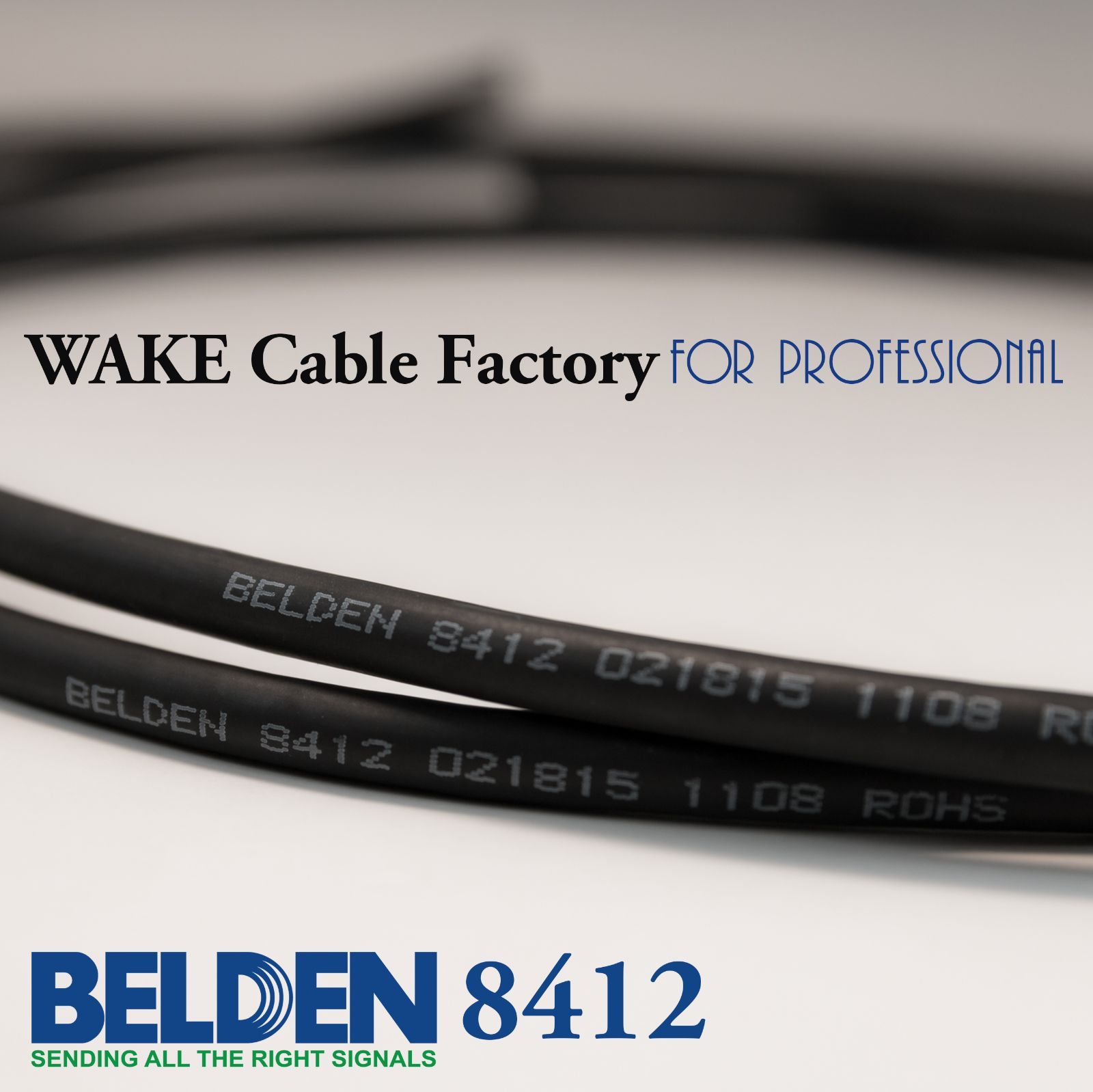 ☆プレミアム仕様！BELDEN8412☆XLRバランスケーブル75cm☆ステレオ