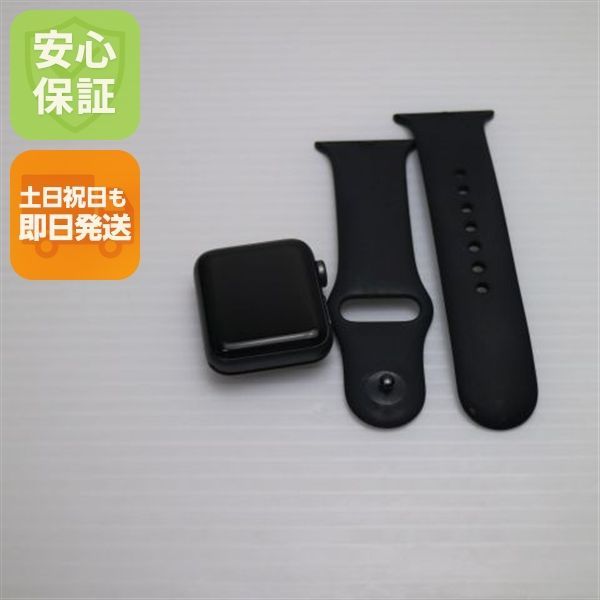 超美品 Apple Watch series3 38mm GPSモデル スペースグレイ