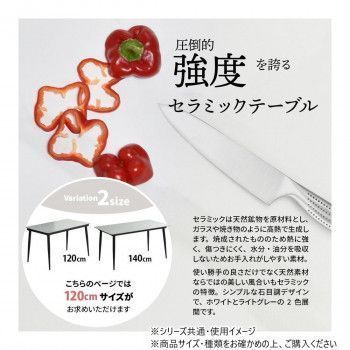 B.Bファニシング LUCY ダイニングテーブル幅120 ホワイト LUDT0277CEWHT