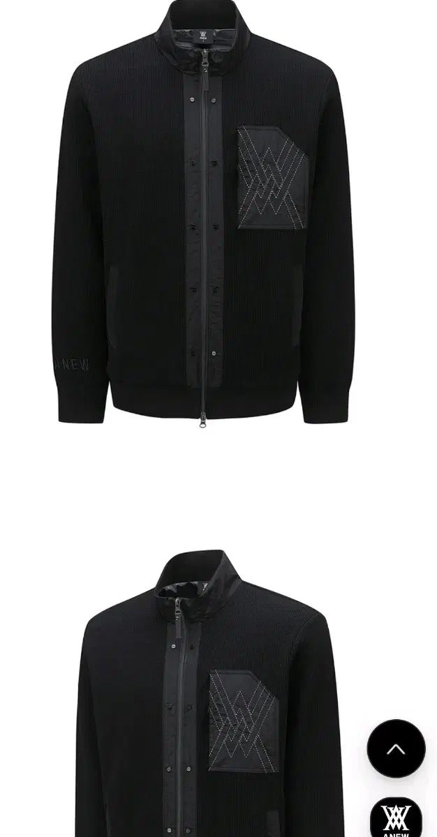 新しいゴルフ ウーブン コラード ジャージ ブラック