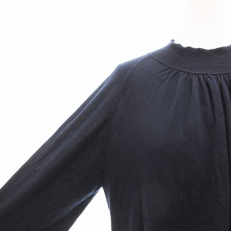 グリーンレーベルリラクシング ニット トップス ハイネック 長袖 未使用品 レディース Fサイズ 水色 green label relaxing UNITED ARROWS green label relaxing - グリーンレーベル